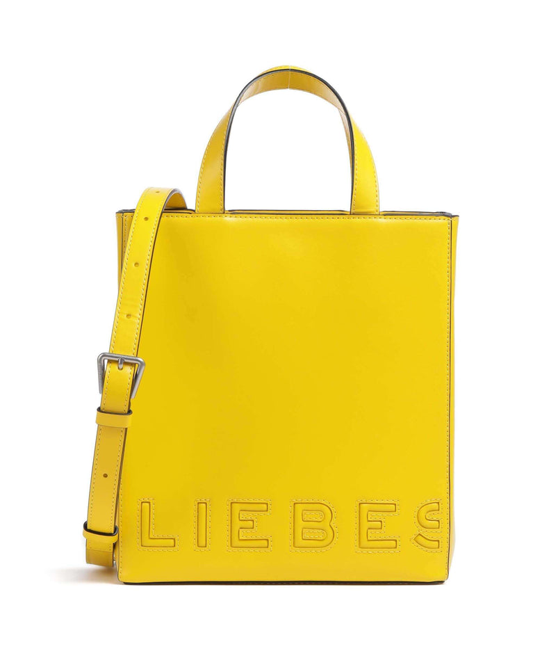 Liebeskind Paper Bag Logo Carter S Handbag lemon