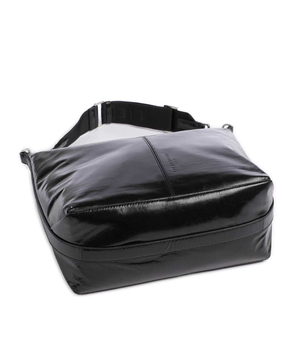 Liebeskind Paris 4 Paper Touch Crinkle M Hobo bag black