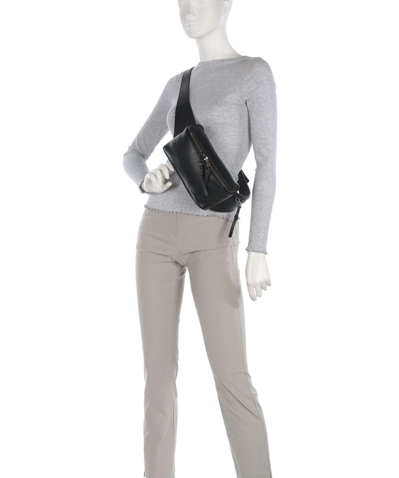 Liebeskind Hera Small Pebble S Fanny pack black