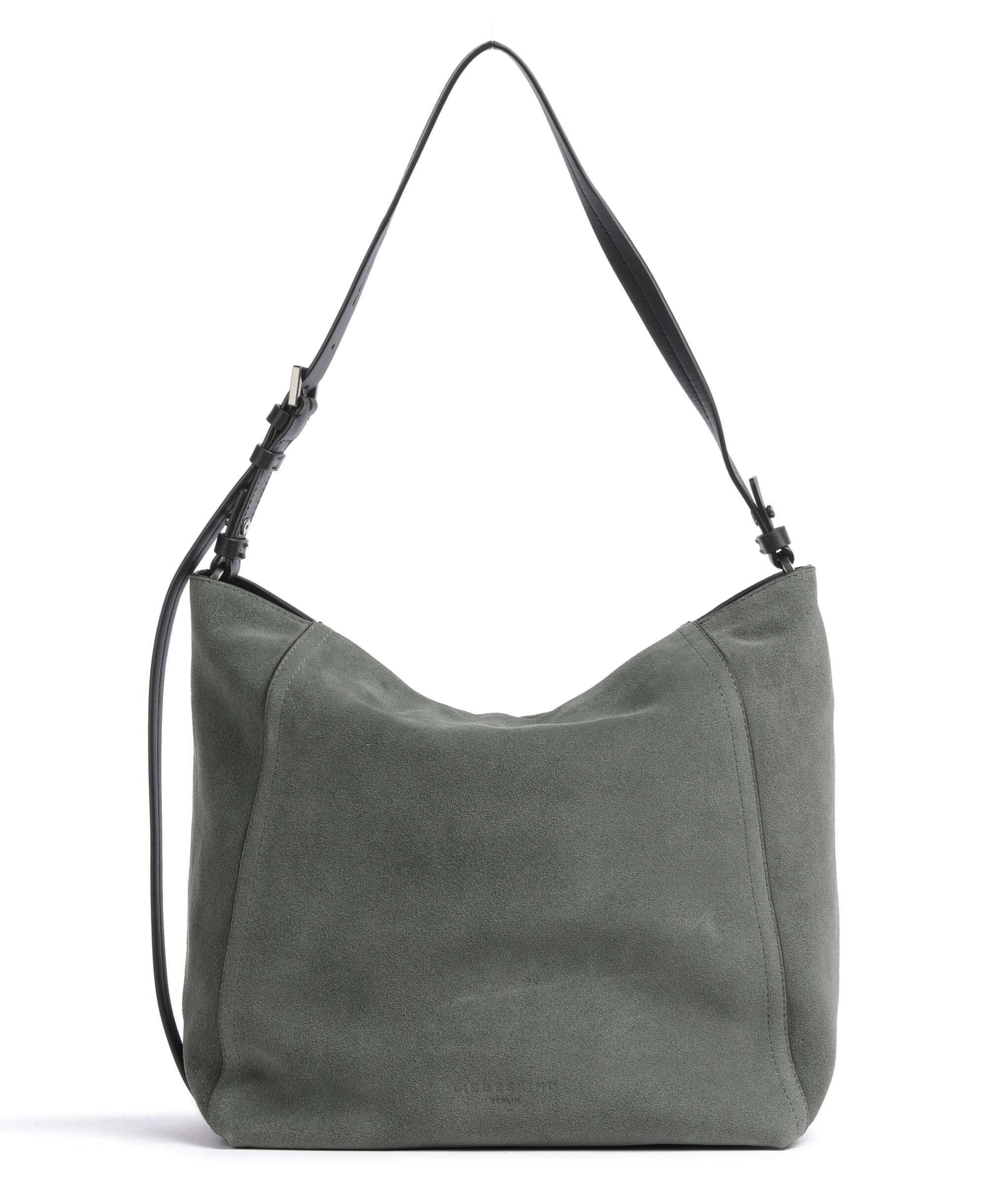 Liebeskind Chudy Suede M Hobo bag cypress green