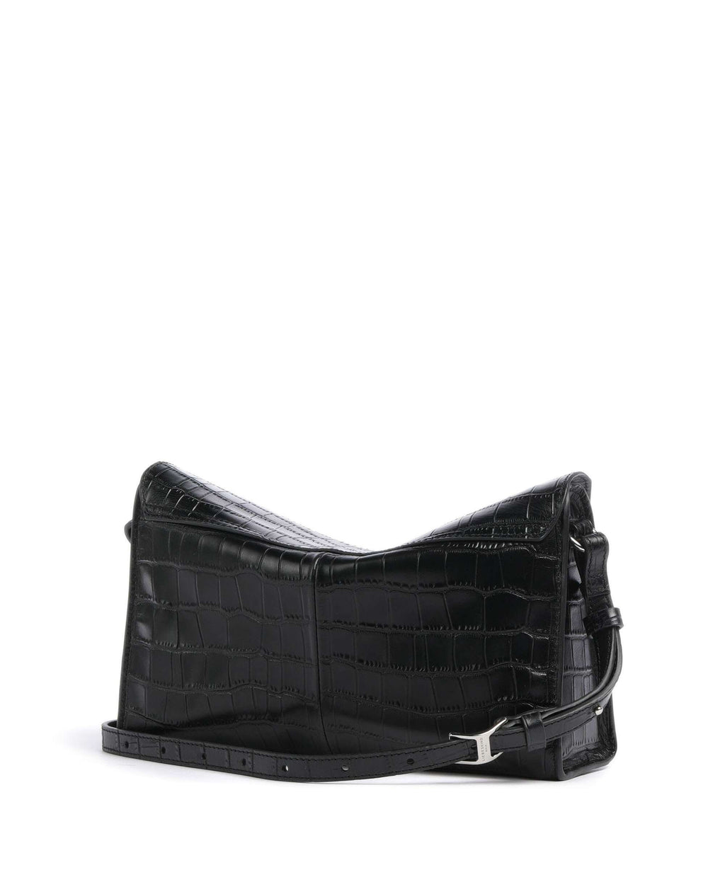 Liebeskind Lora Croco S Crossbody bag black