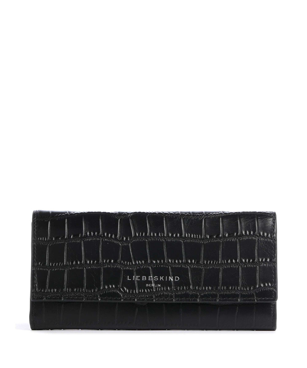 Liebeskind Lora Valentina Croco Wallet black