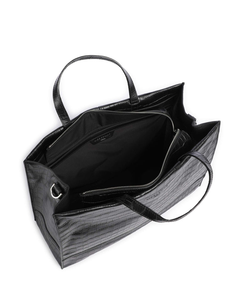 Liebeskind Lou 2 New Croco L Handbag black
