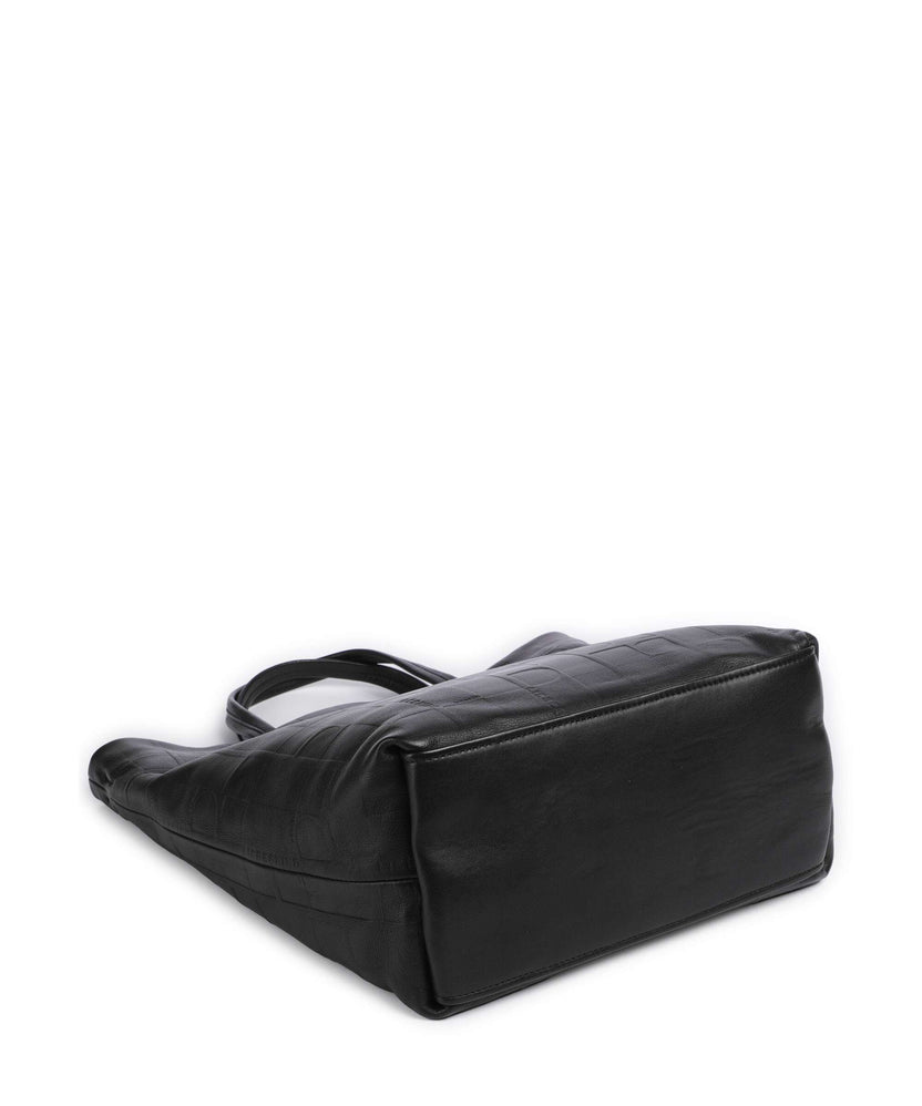 Liebeskind Hera Monogram Sheep Natural L Handbag black