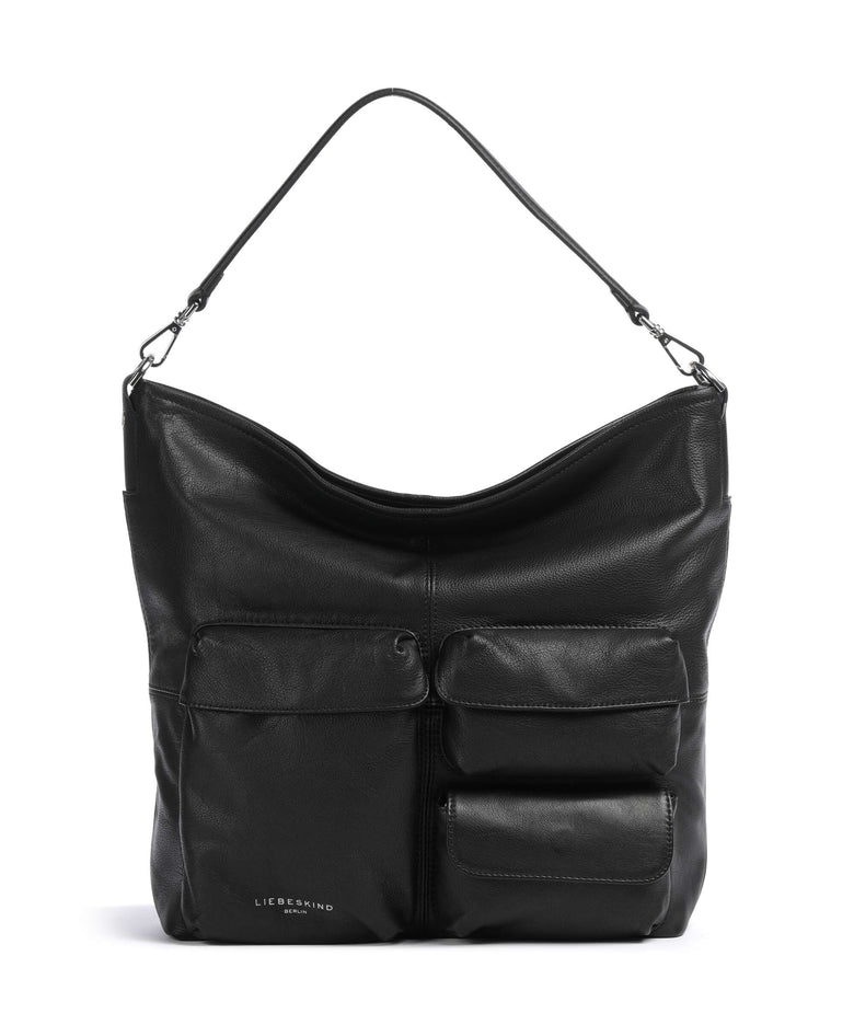 Liebeskind LK 204 Archive 3D Leather Hobo bag black
