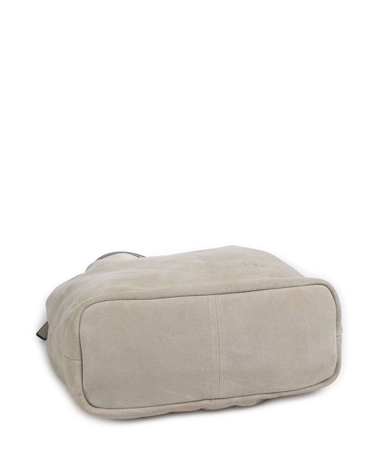 Liebeskind Cloud Suede M Hobo bag milk