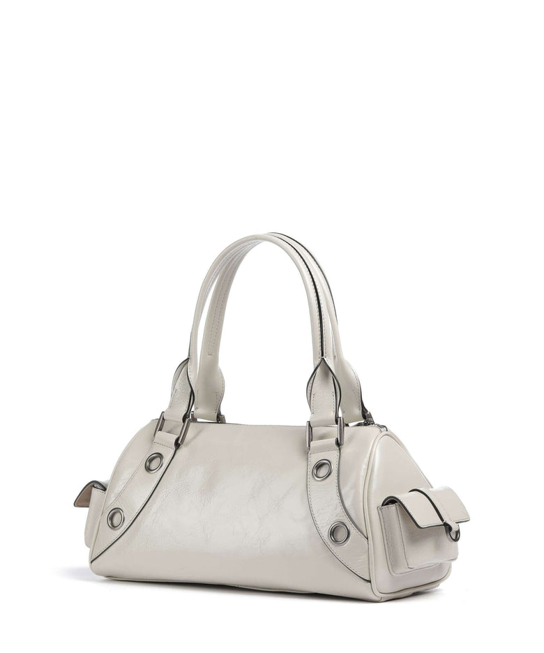Liebeskind Nika Lack Distressed M Shoulder bag milk