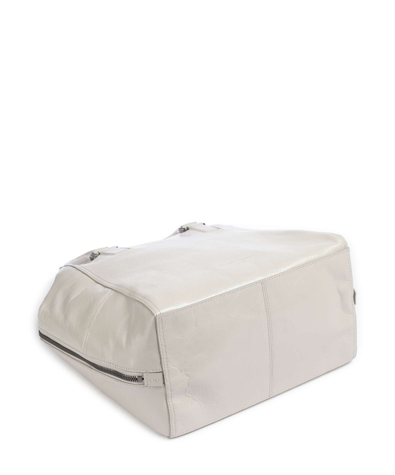 Liebeskind Kayla Lack Distressed M Tote bag milk