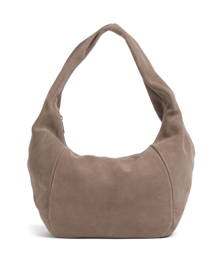 Liebeskind Farrah Suede M Hobo bag neutral gray