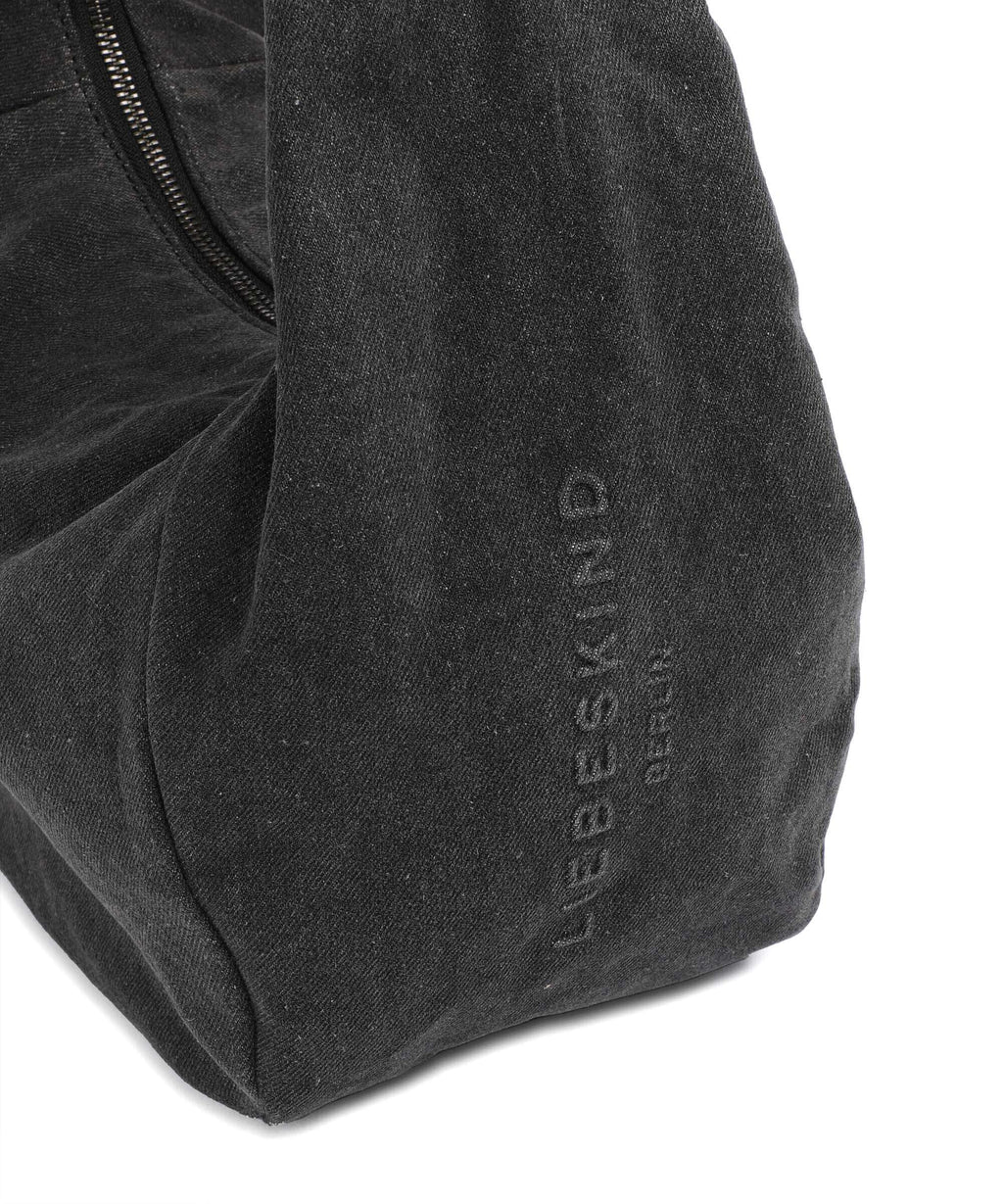 Liebeskind Farrah Denim M Hobo bag black