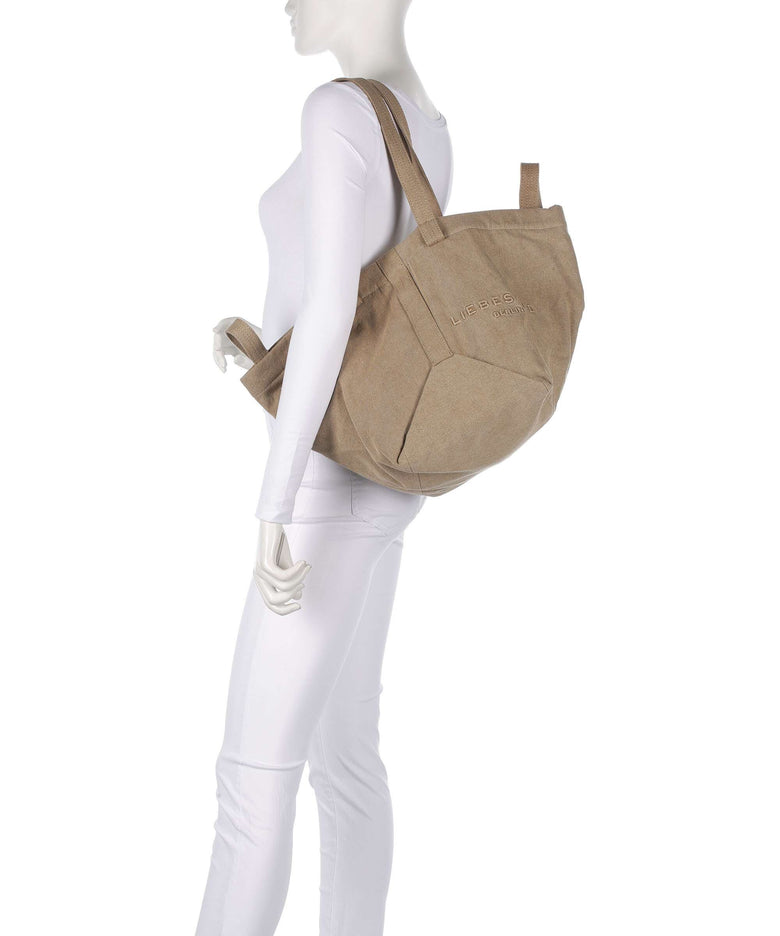 Liebeskind Elvira Denim M Tote bag beige
