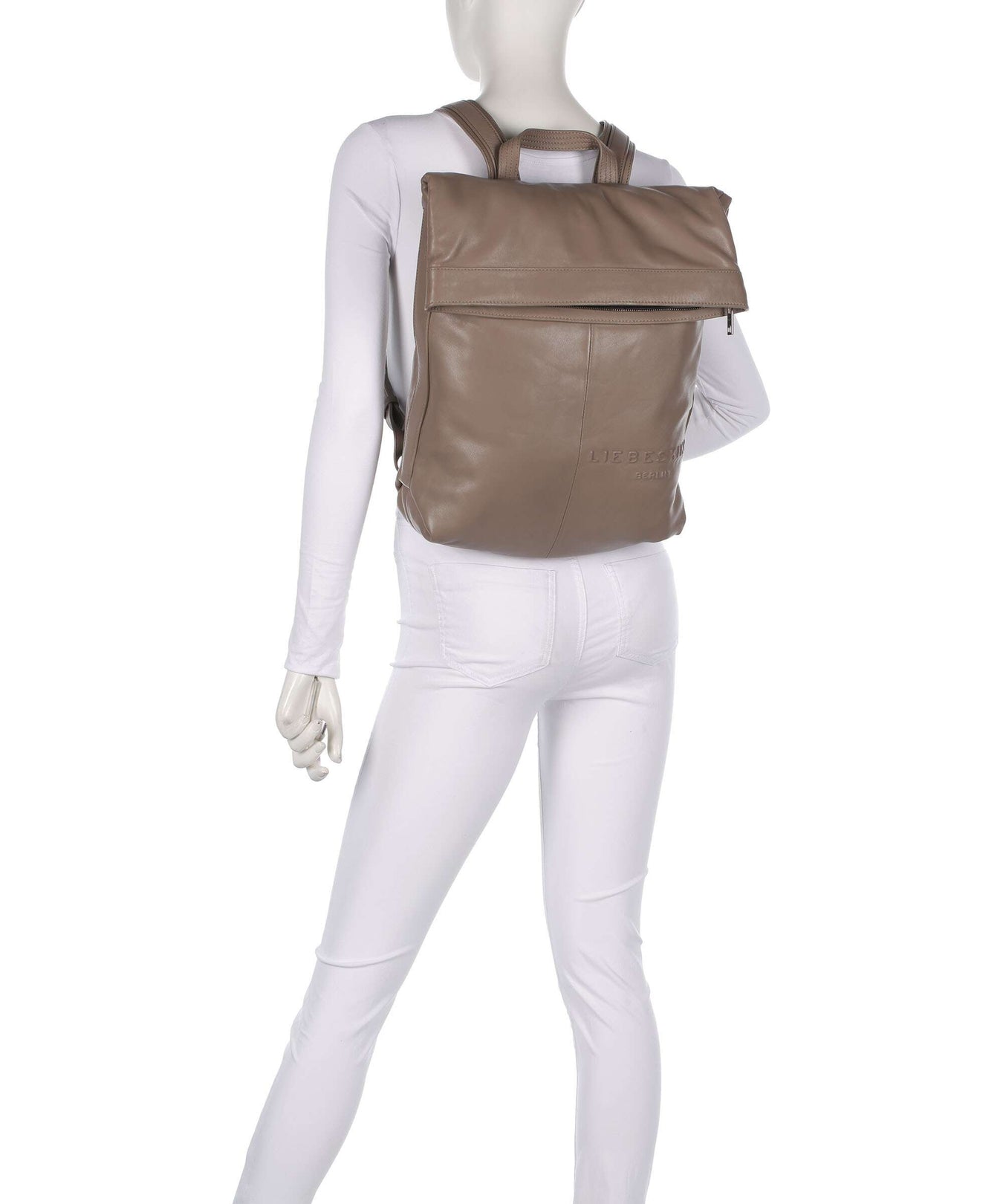 Liebeskind Elvira Sheep Natural M Backpack neutral gray