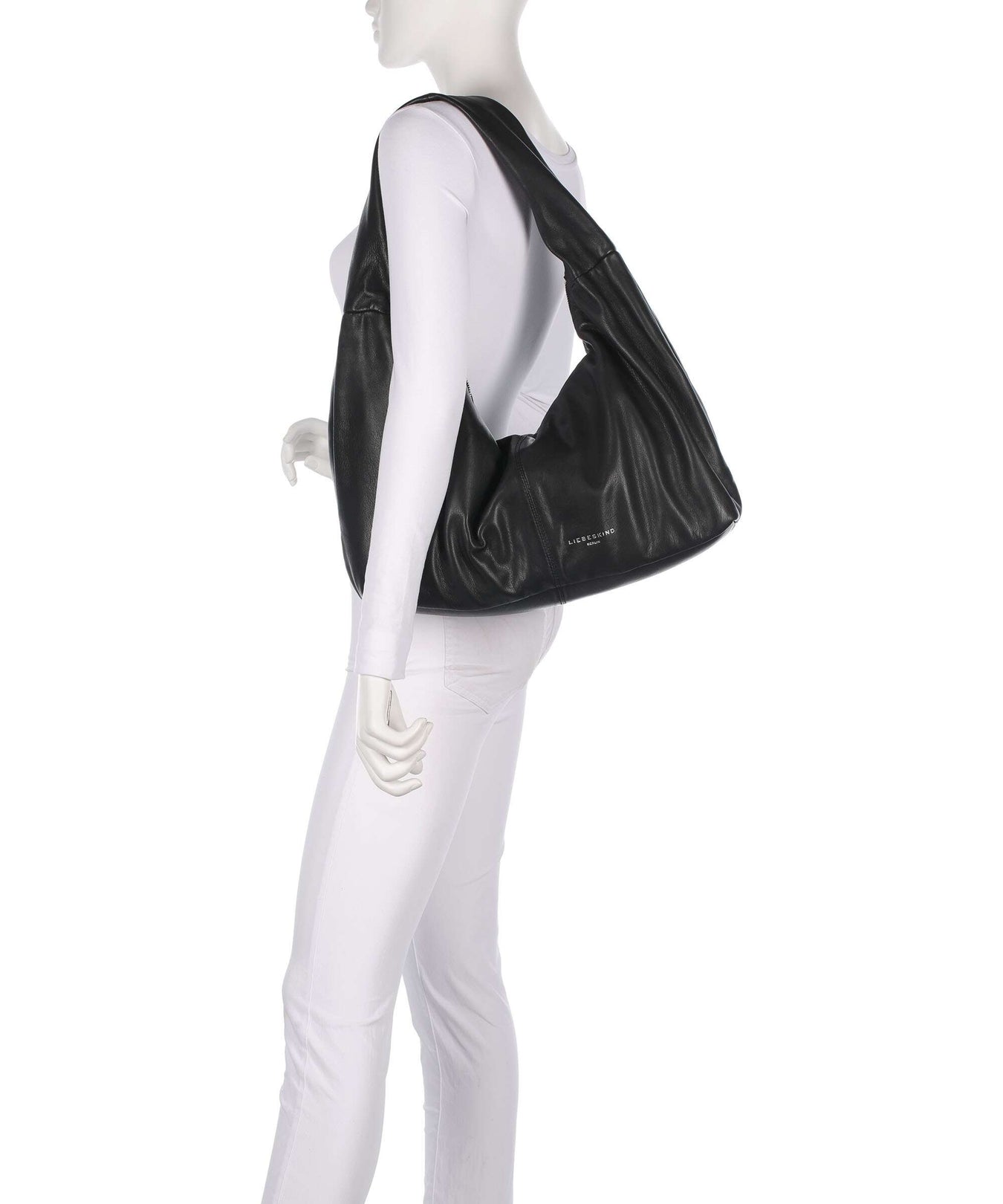 Liebeskind Bo Sheep Natural L Hobo bag black