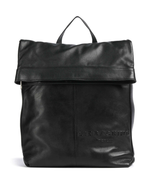 Liebeskind Elvira Sheep Natural L Rolltop backpack black