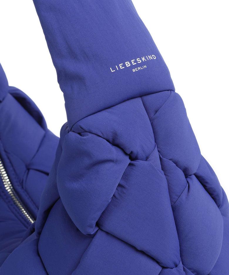 Liebeskind Bo Weaved Nylon L Hobo bag purple