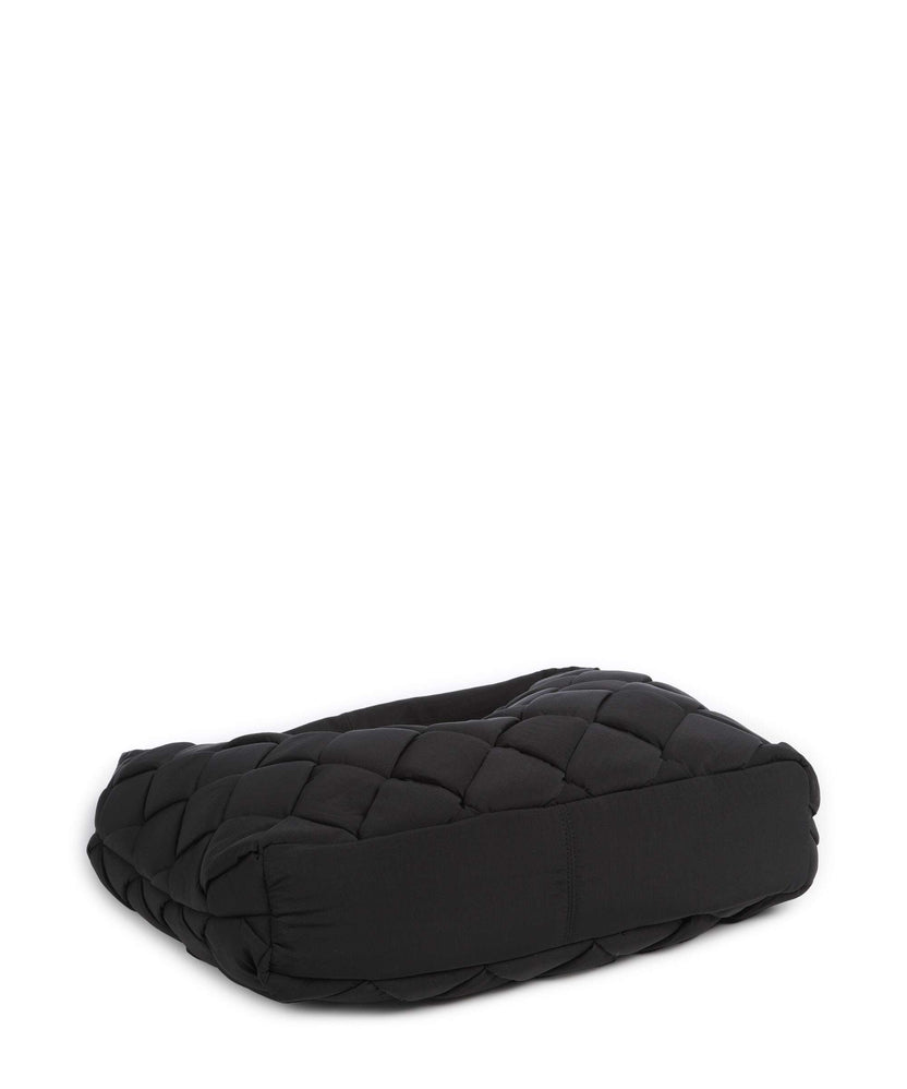 Liebeskind Bo Weaved Nylon L Hobo bag black