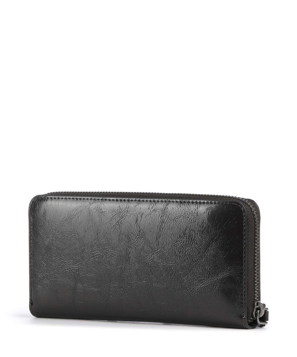 Liebeskind Sally Audrey Recycled Lack Distressed Wallet deep soil