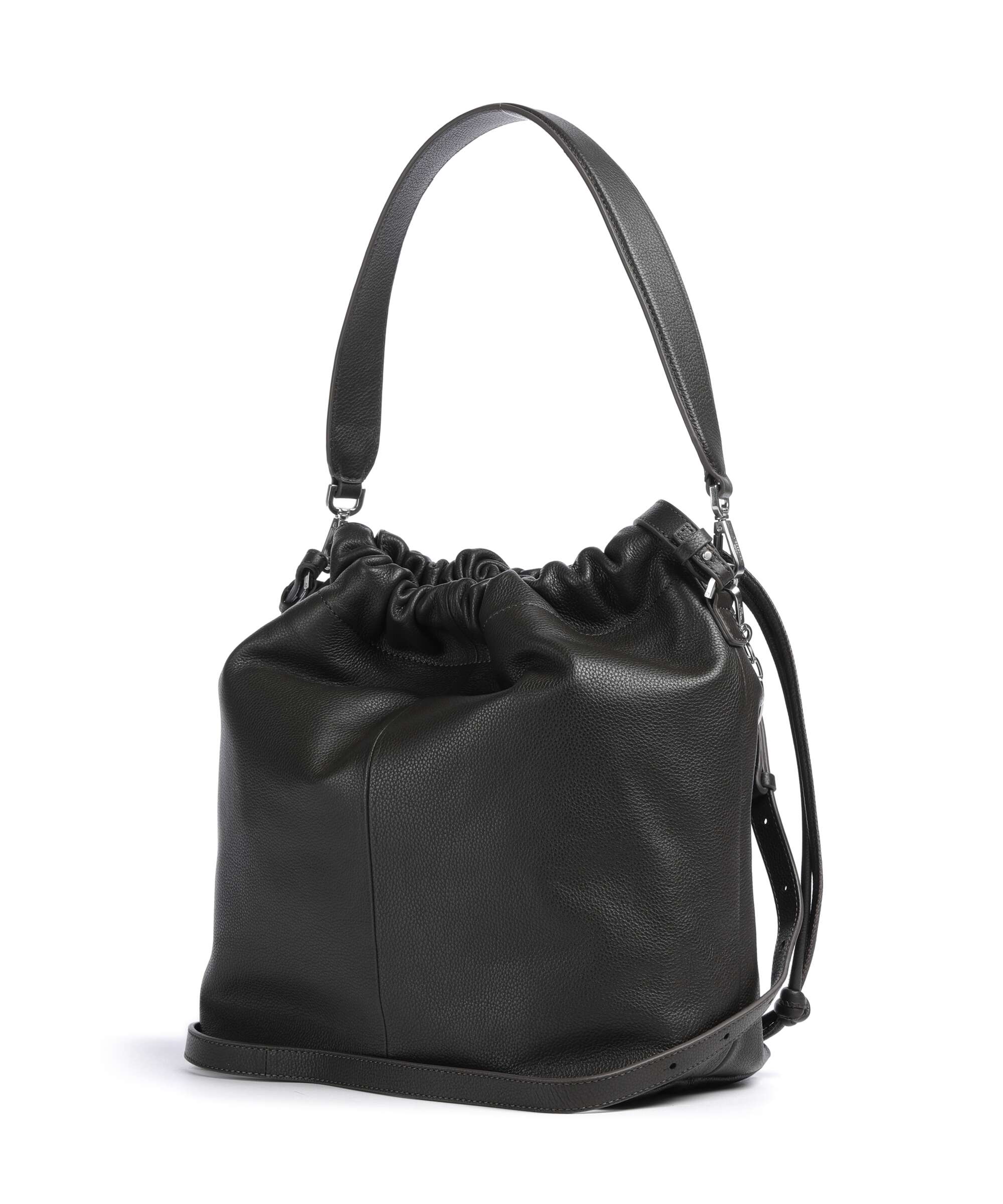 Liebeskind Lya II Small Pebble M Bucket bag deep soil
