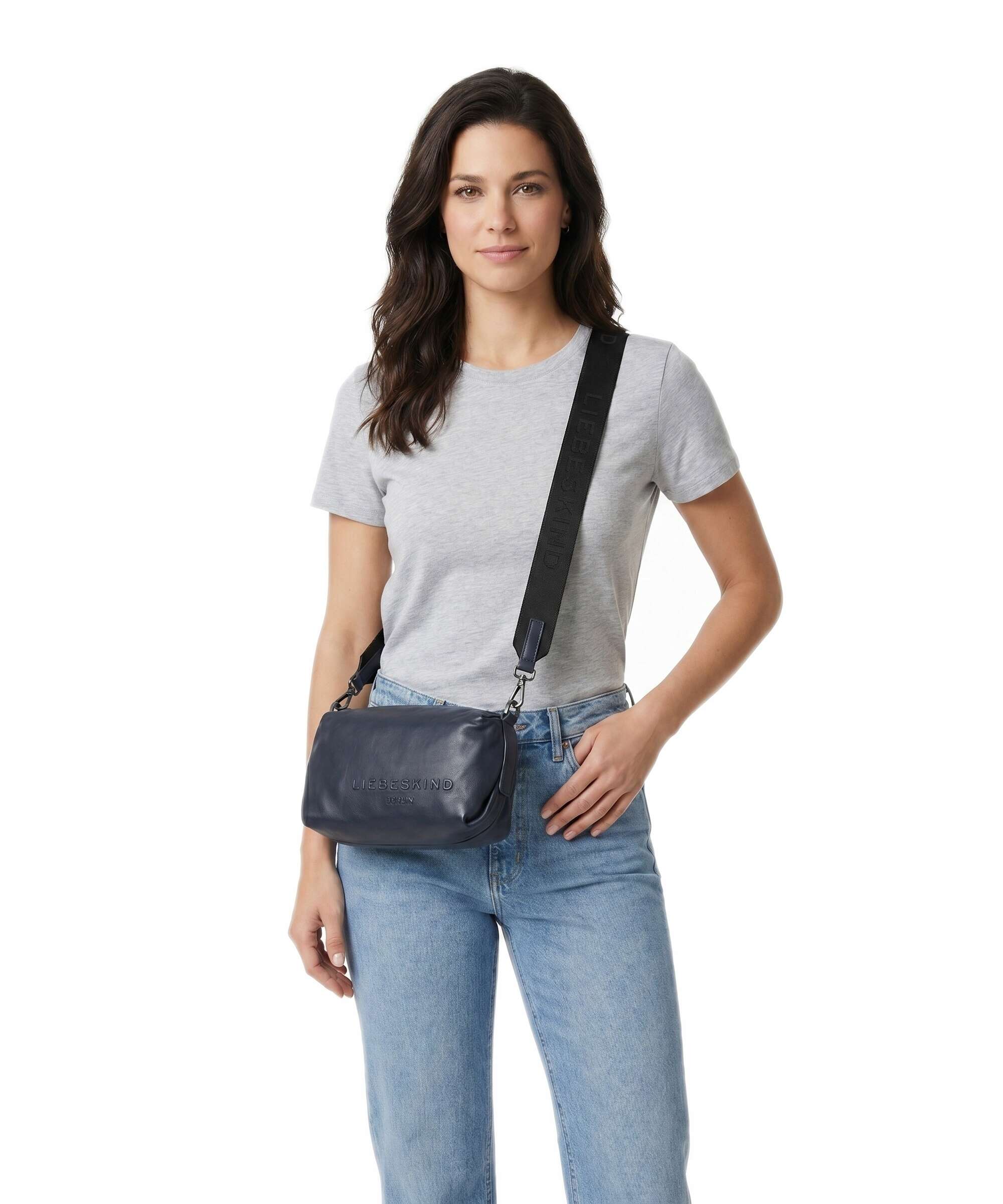 Liebeskind Elvira Sheep Natural S Crossbody bag peacoat