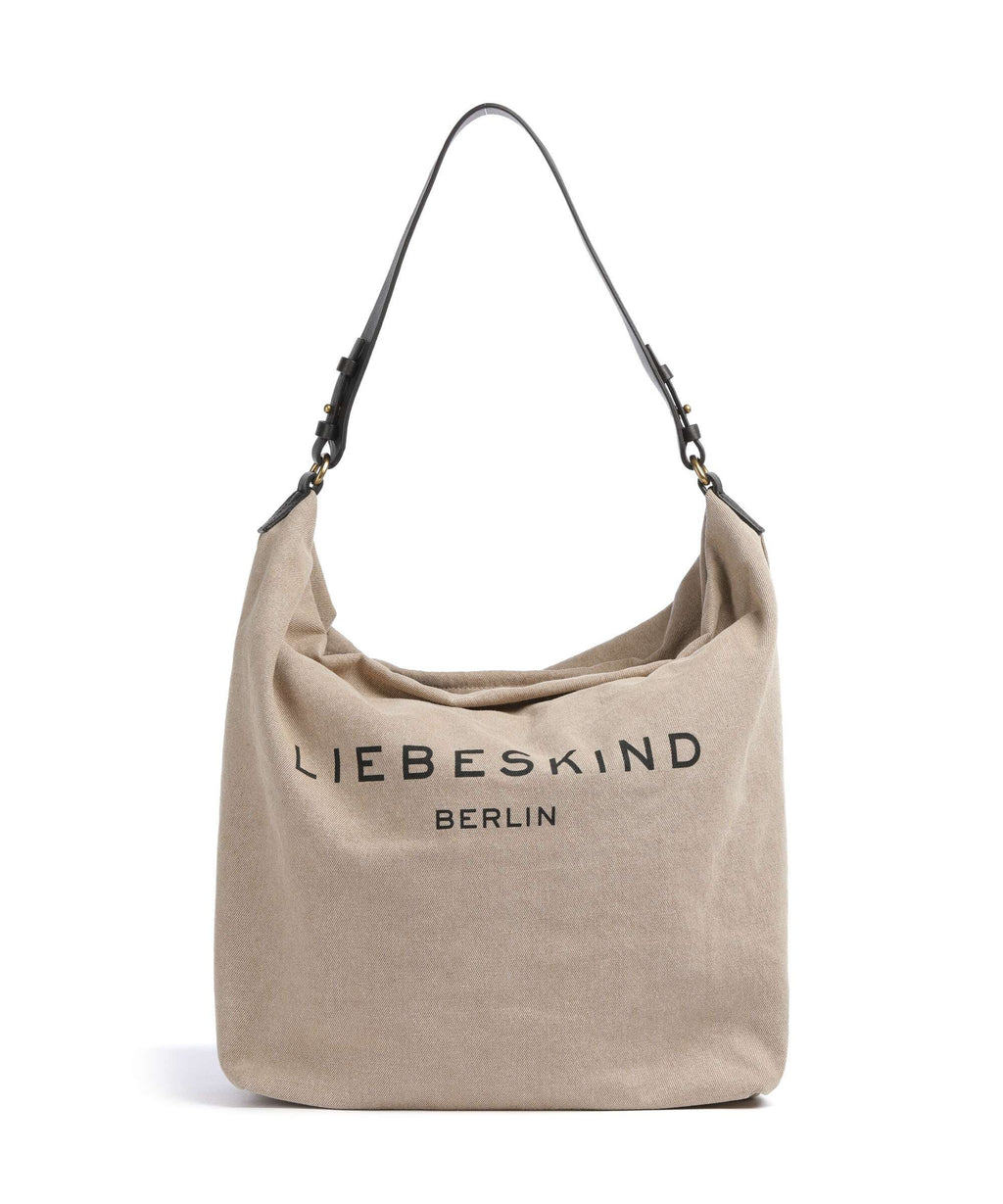 Liebeskind Clea Denim Hobo bag beige
