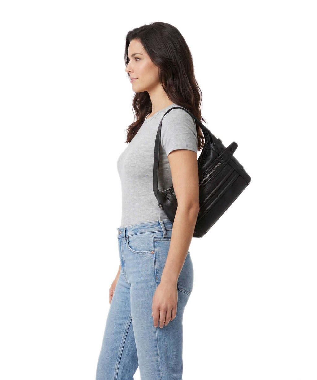 Liebeskind Delia Cow Naturale S Shoulder bag black