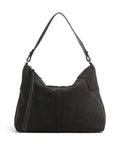 Liebeskind Mila Hydro Suede Hobo bag deep soil