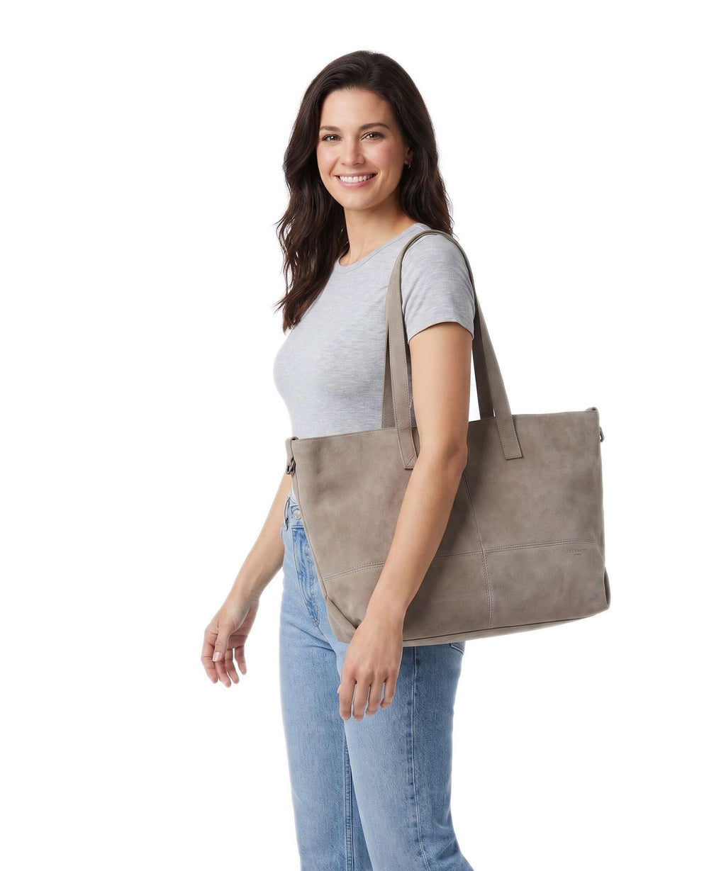 Liebeskind Ariel Hydro Suede Tote bag neutral grey