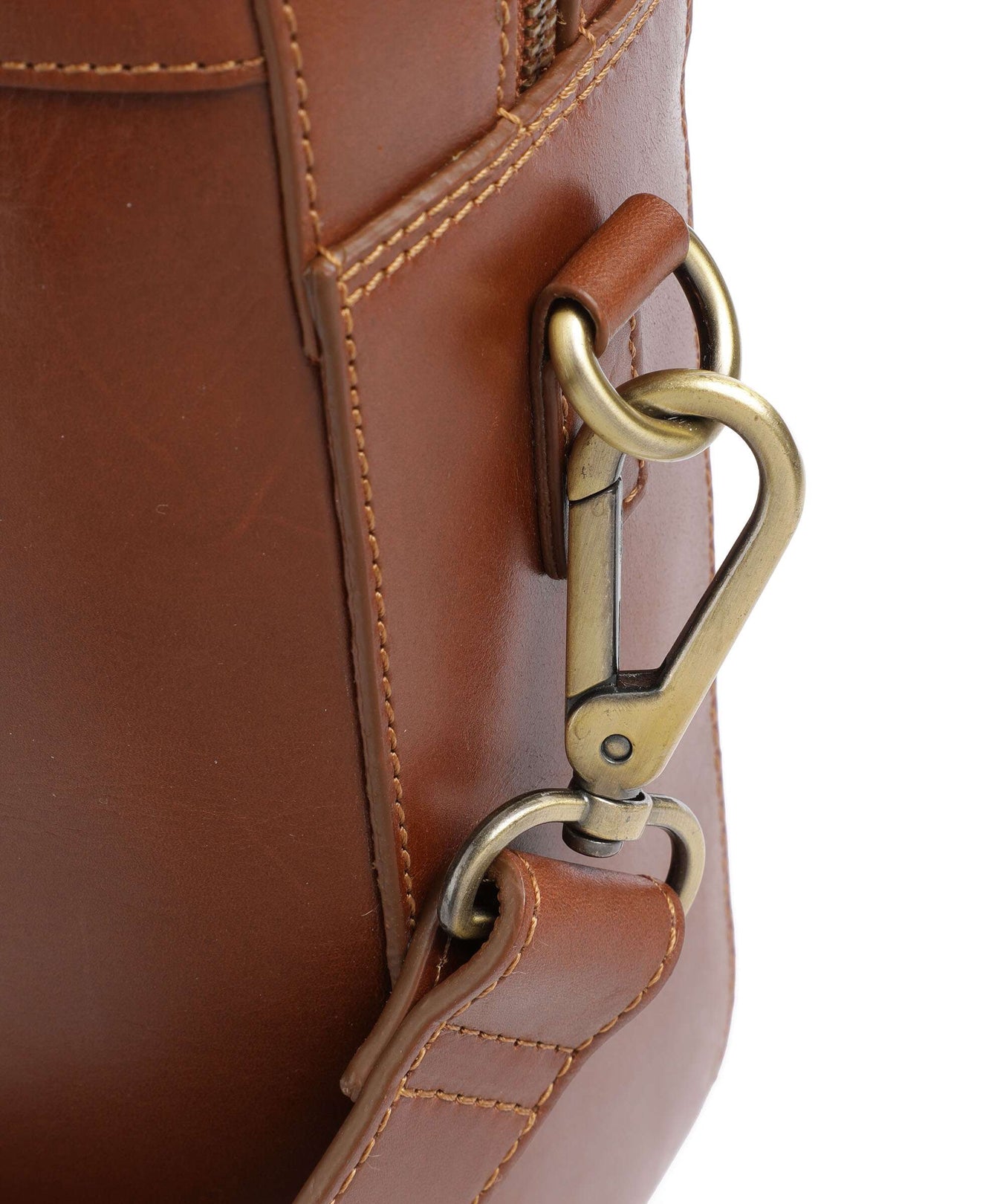 Bugatti Remo Briefcase cognac