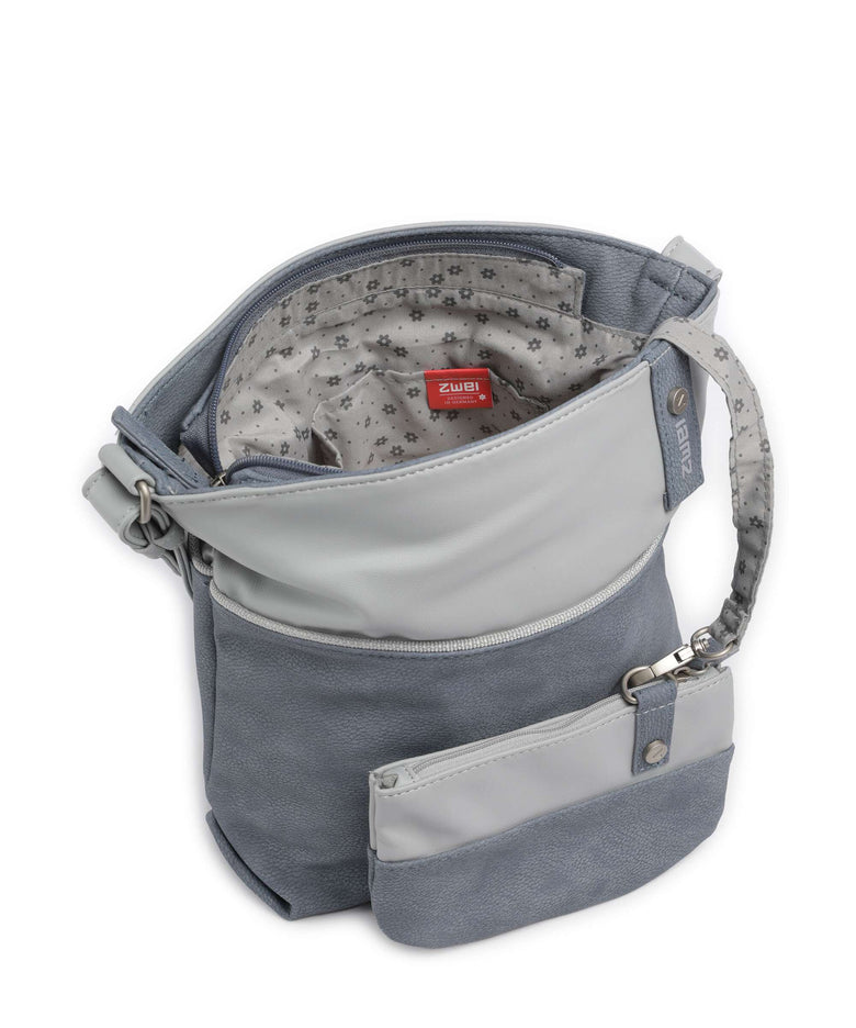 Zwei Jana J10 Shoulder bag nubuk sky
