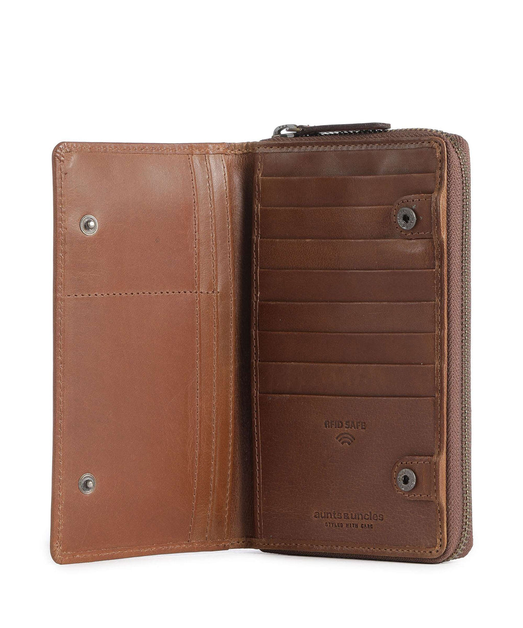 Aunts & Uncles Good Old Friends Goldfish RFID Wallet hazelnut