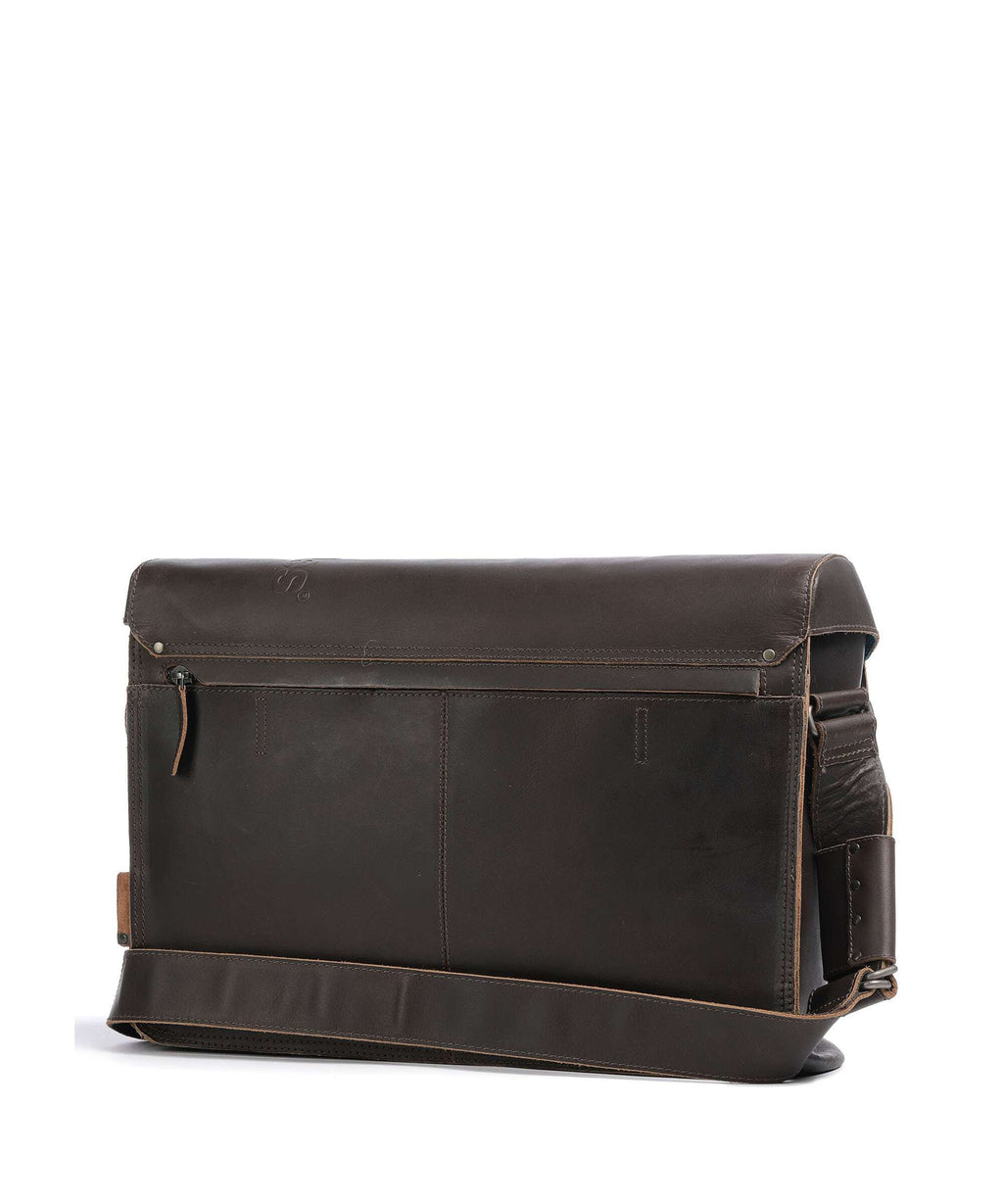 Aunts & Uncles Hunter Big Judd Briefcase vintage brown