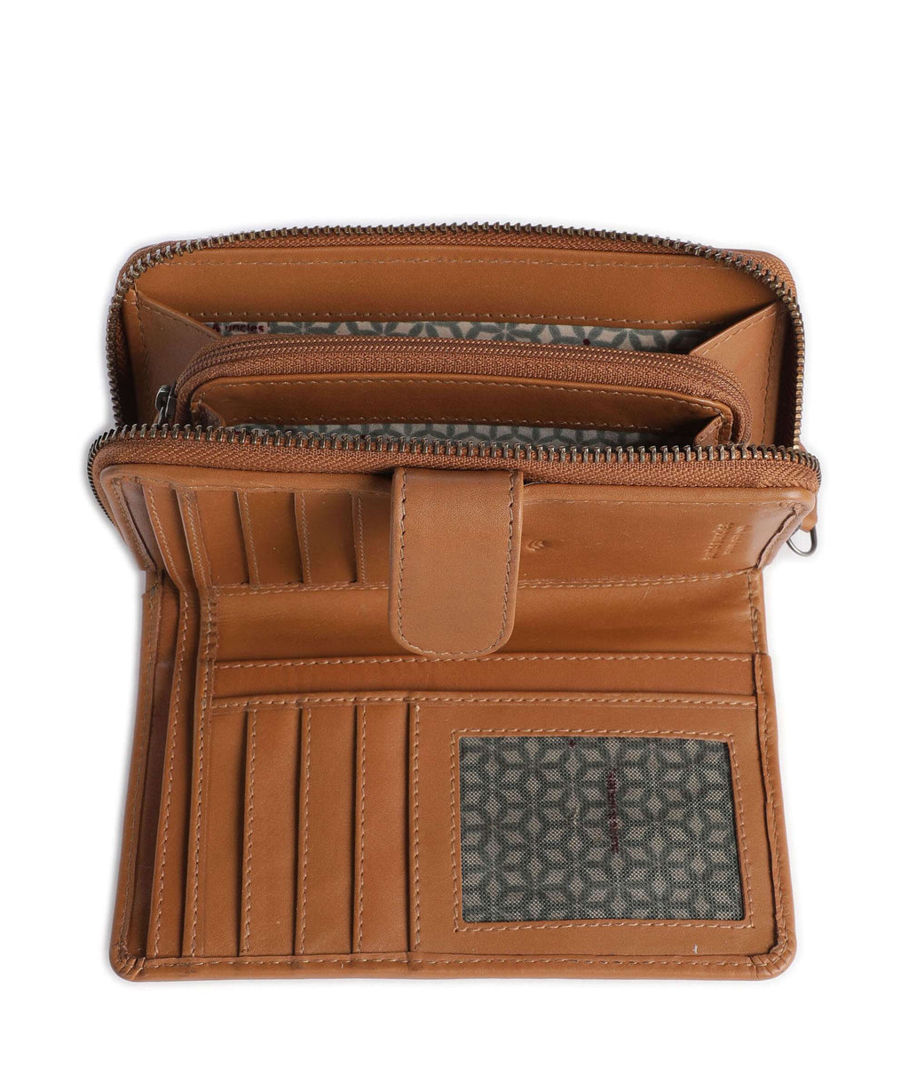 Aunts & Uncles Jamie's Orchard Cactus Pear Wallet cognac