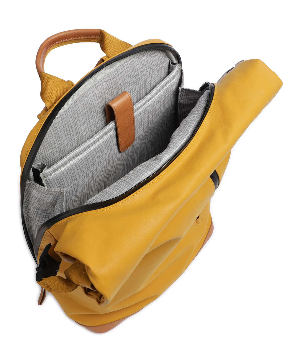 Aunts & Uncles Japan Fukui Rolltop backpack mustard