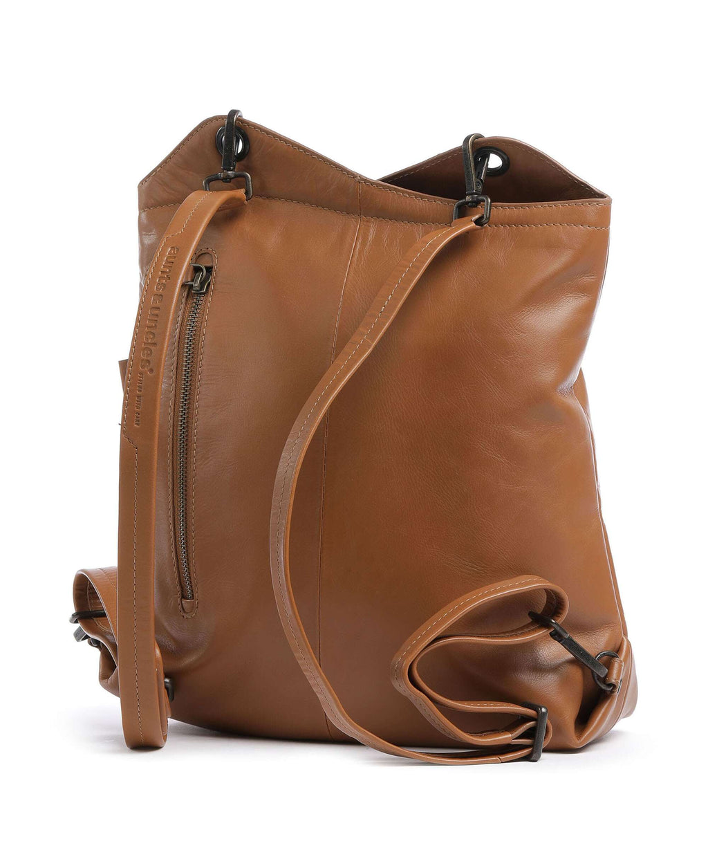 Aunts & Uncles Jamie's Orchard Bramble Backpack bag cognac