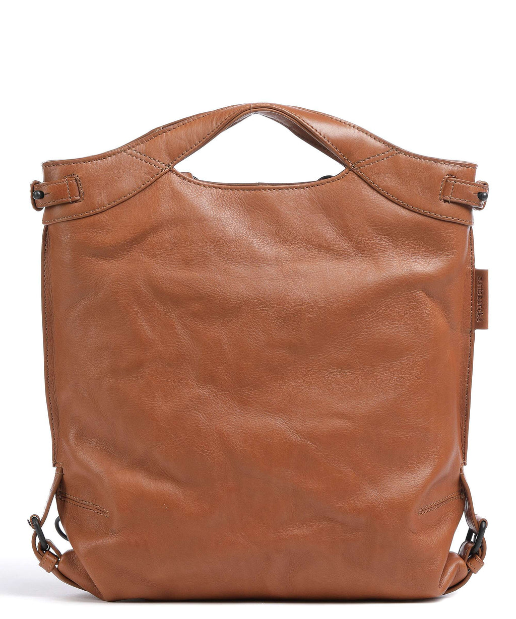 Aunts & Uncles Grandma's Luxury Club Mrs. Peach Crumble Backpack bag caramel