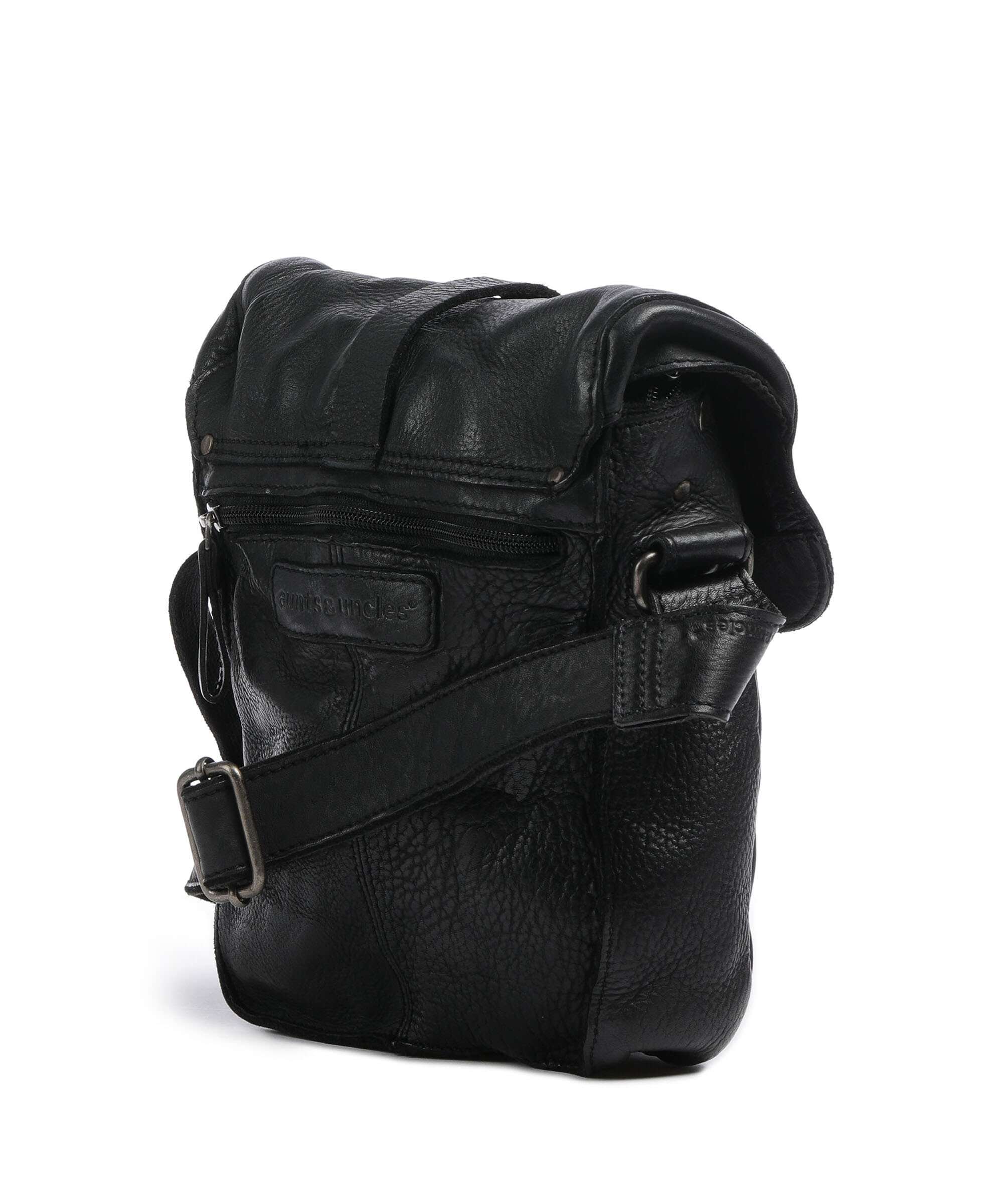 Aunts & Uncles Barbershop Goatee Crossbody bag charcoal black