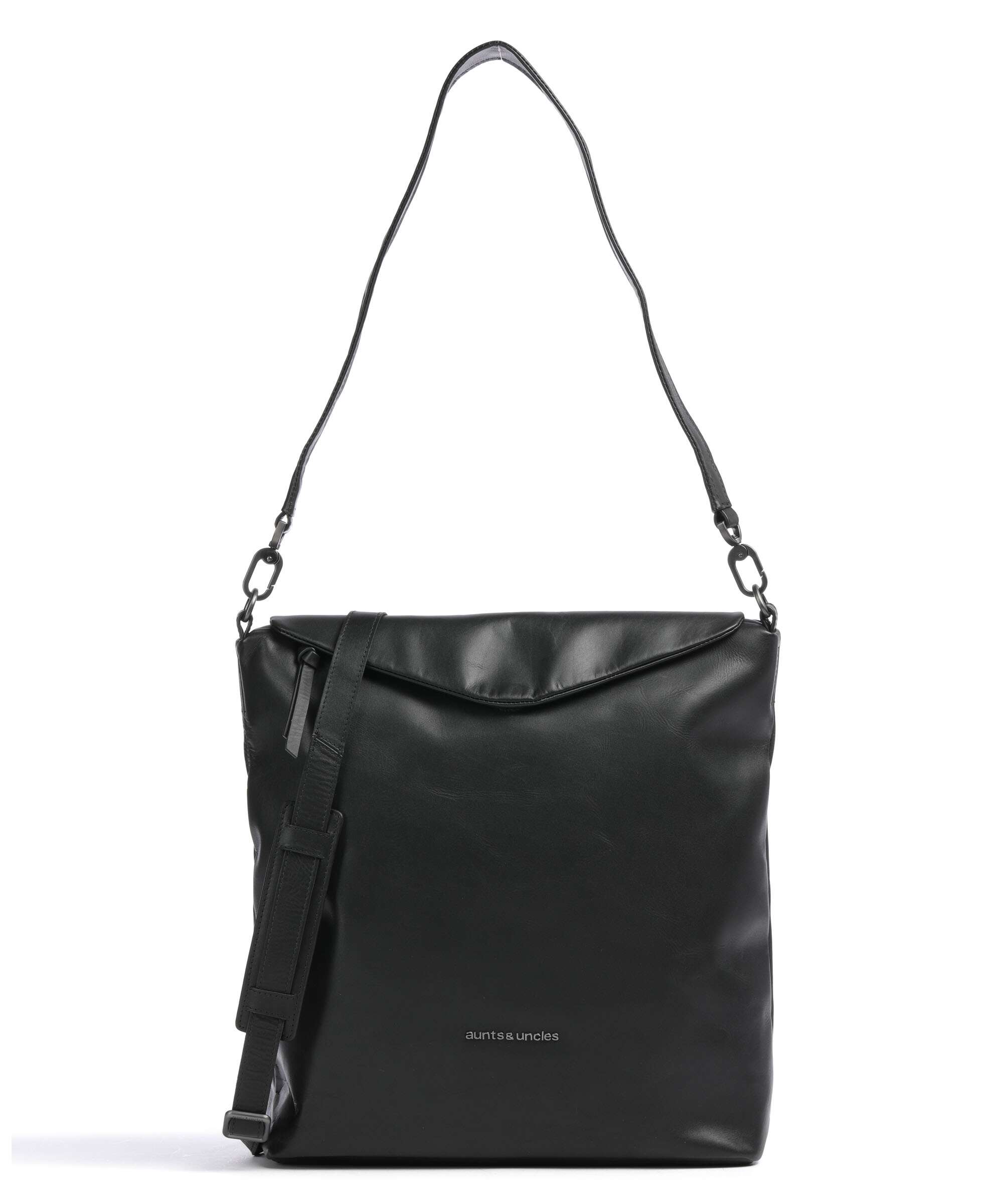 Aunts & Uncles Jamie's Orchard Lotus Hobo bag jet black