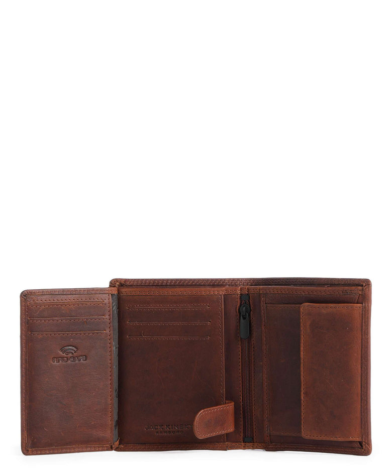 Jack Kinsky Monterey 100 Wallet cognac