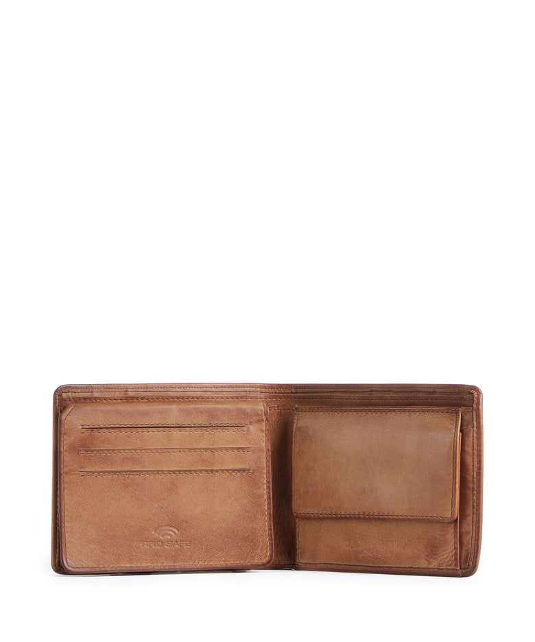 Jack Kinsky Nelson 101 Wallet cognac