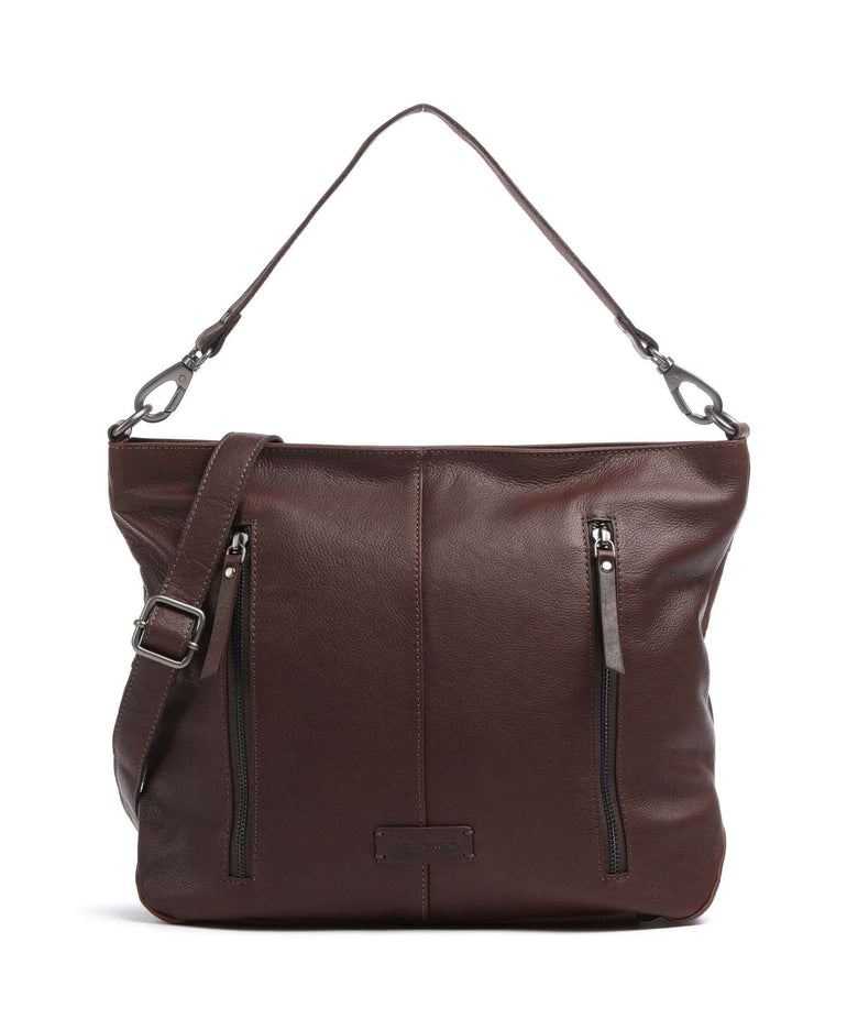 Jack Kinsky Montreal 24N Hobo bag mokka