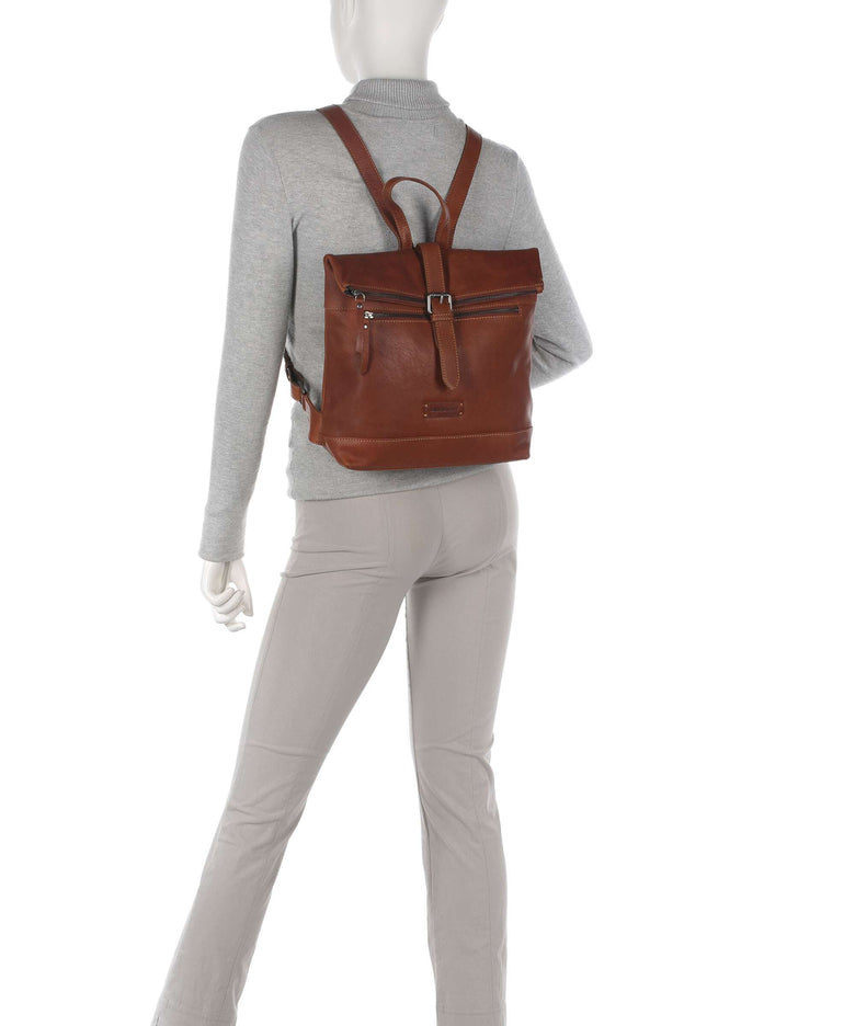 Jack Kinsky Montreal 26N Backpack cognac