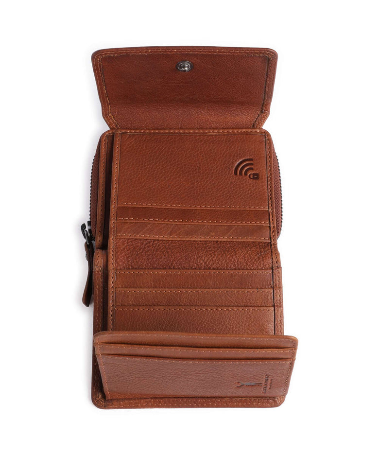 Jack Kinsky Montreal 300N Wallet cognac