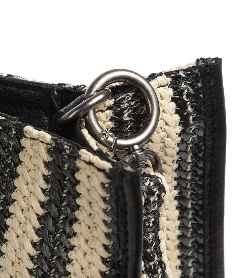 FredsBruder Sommerliebe Square Handbag black stripes