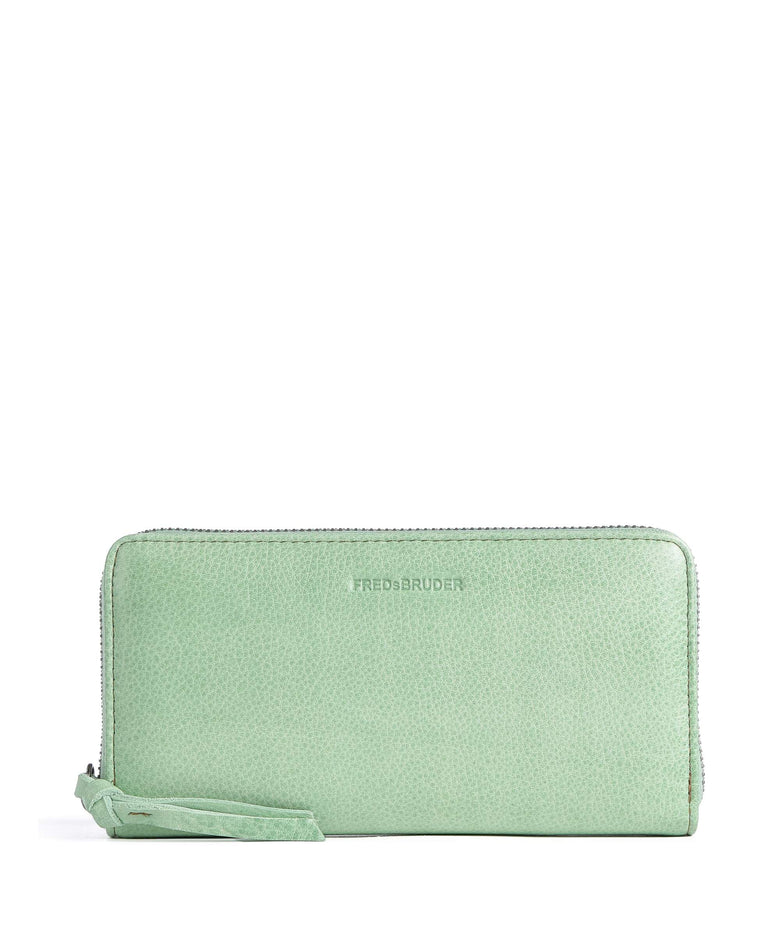 FredsBruder Dear Zip-Around Wallet cute green