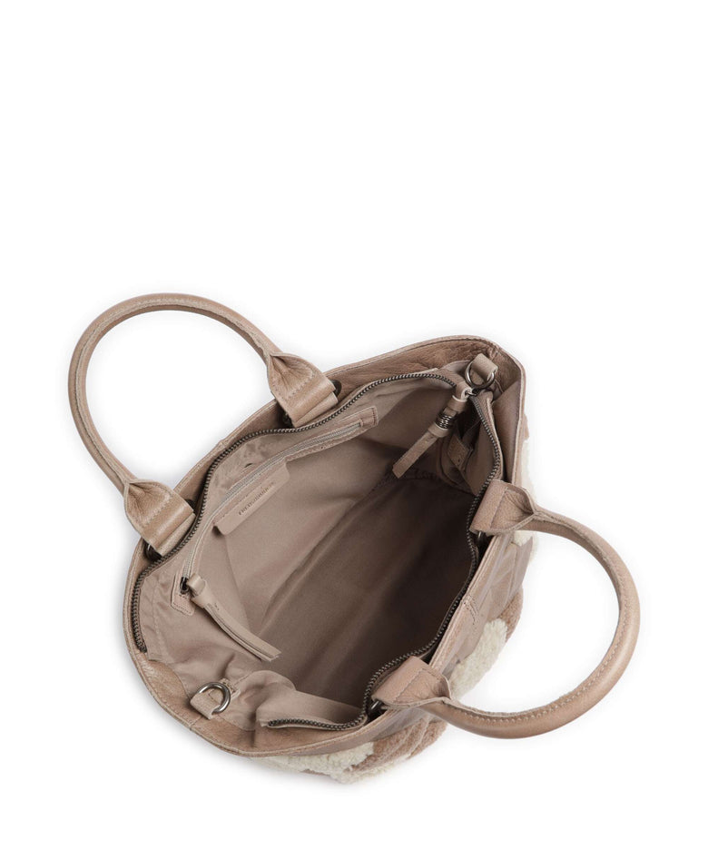 FredsBruder Check My Bag Handbag taupe teddy mix