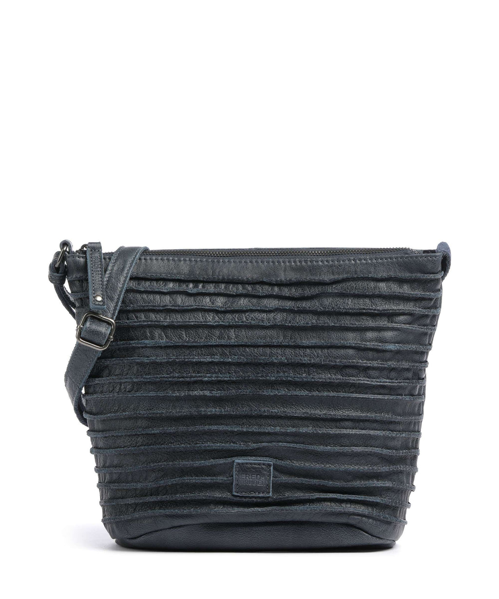 FredsBruder Riffelinchen Crossbody bag dusty blue