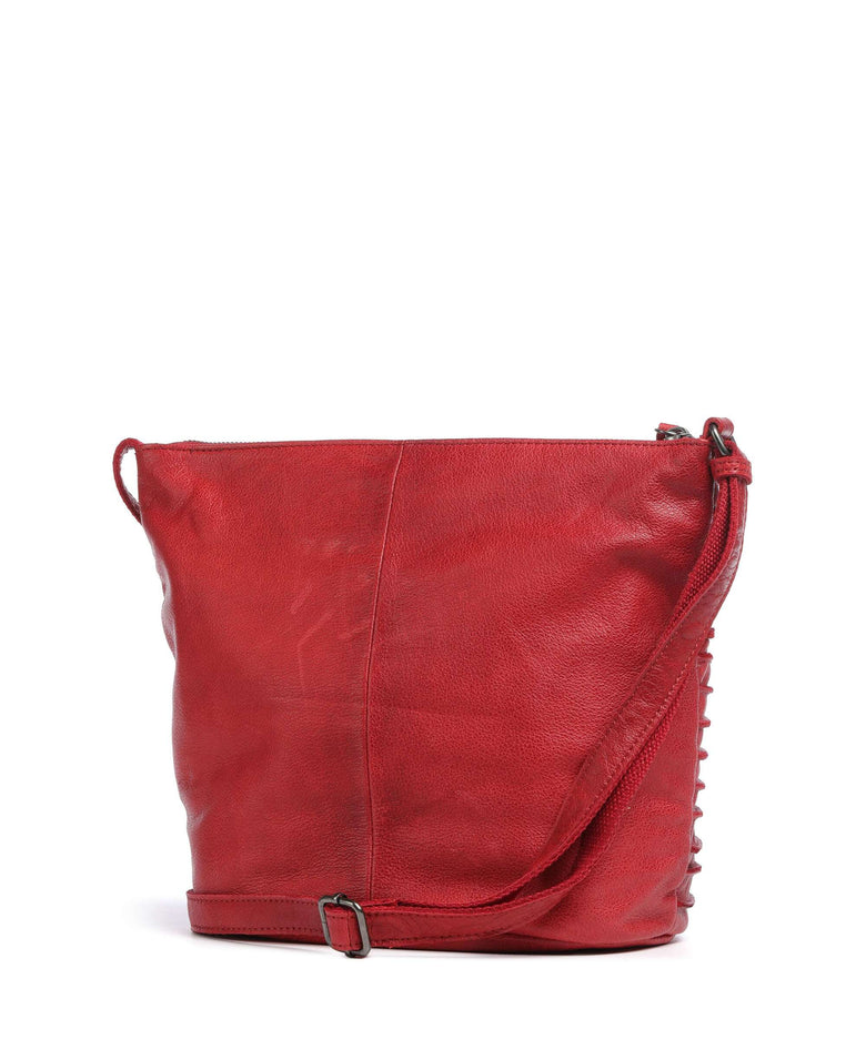 FredsBruder Riffelinchen Crossbody bag fire red