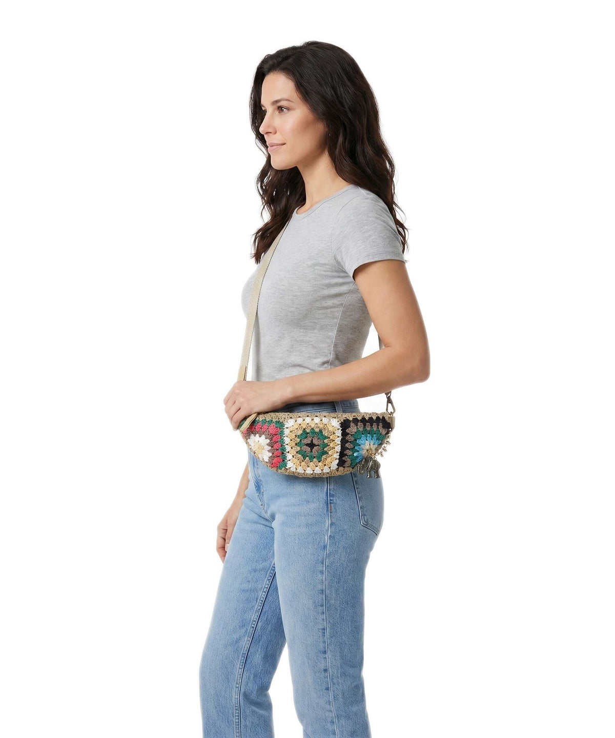 Anokhi Crossbody bag beige