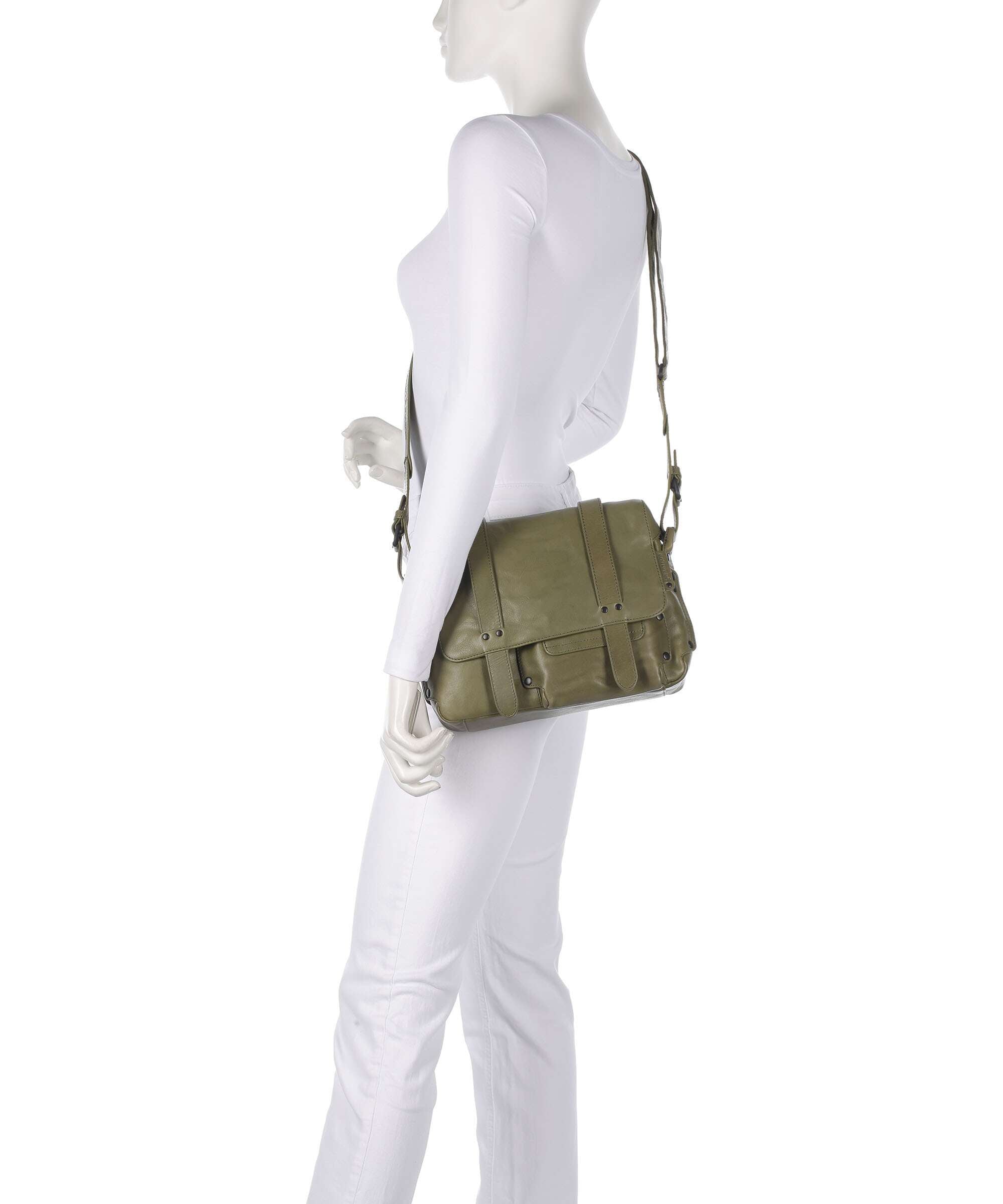 Aunts & Uncles Grandma's Luxury Club Miss Applepie Crossbody bag olive branch