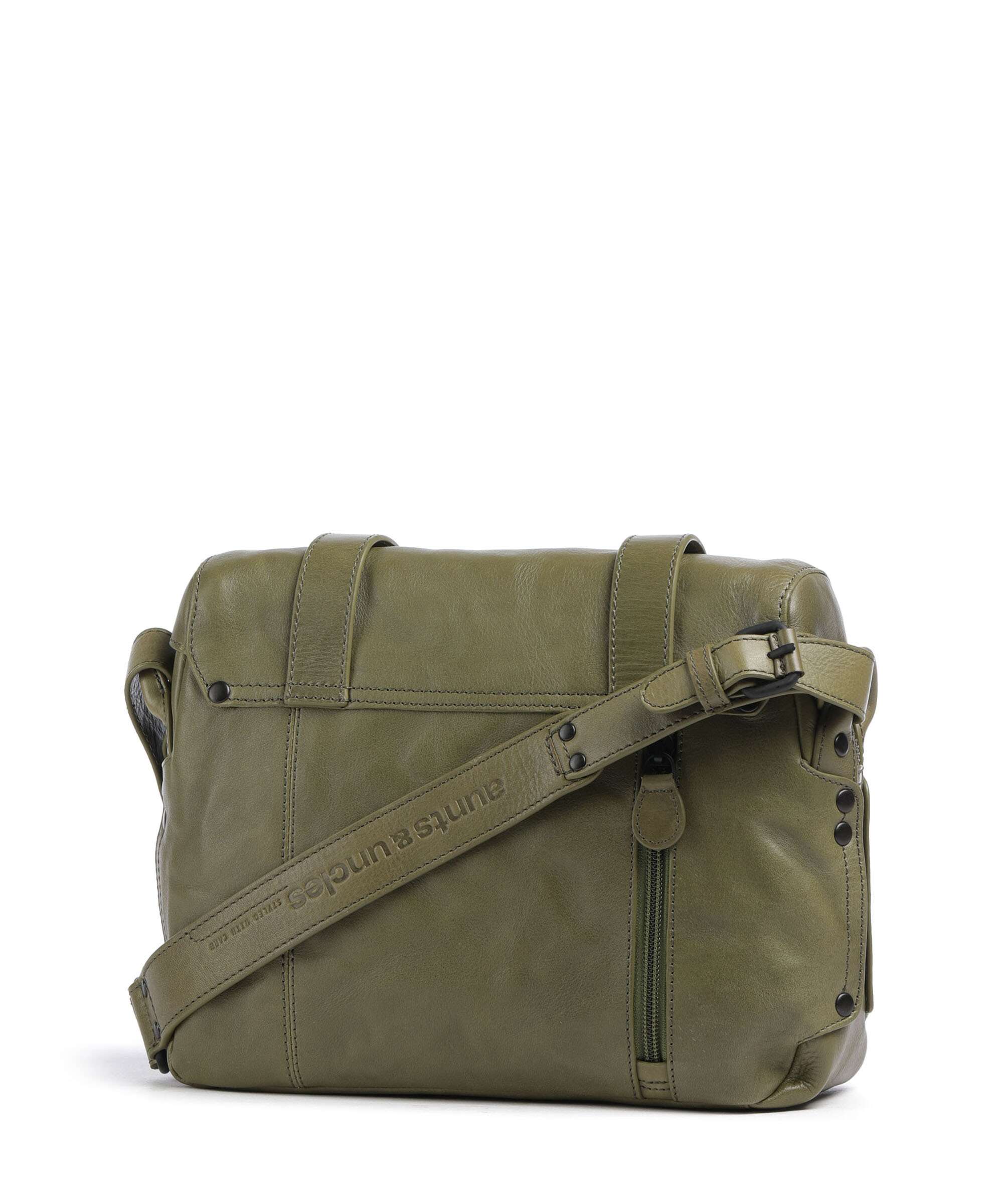 Aunts & Uncles Grandma's Luxury Club Miss Applepie Crossbody bag olive branch